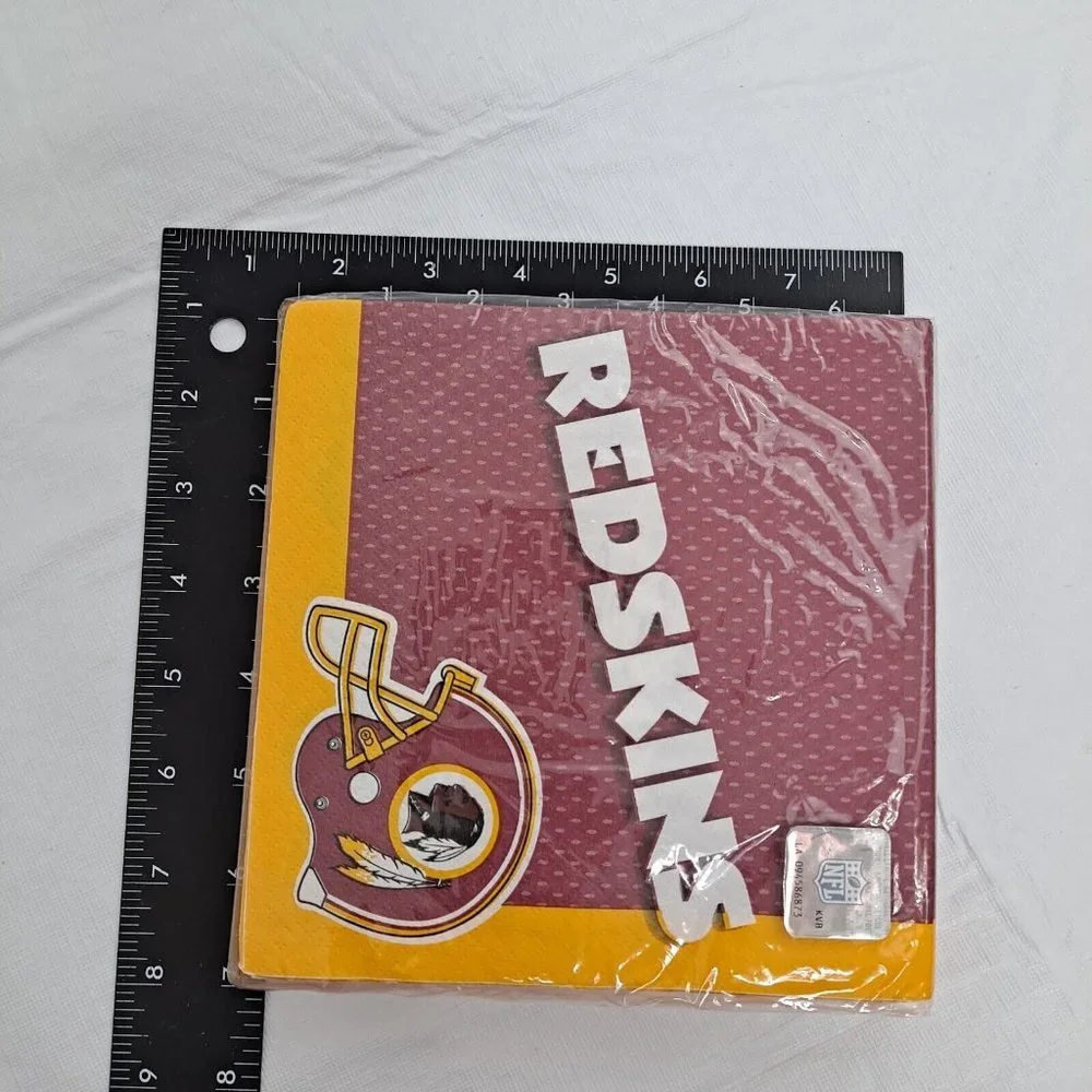 NFL Washington Redskins Design Wear Luncheon Napkins Sports Fan 36 Count